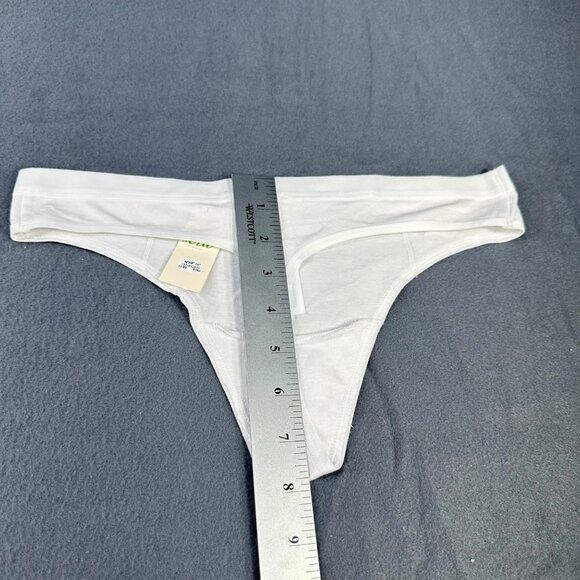 Aerie Women's Size Medium  Panty Thong Tanga White New With Tags - Picture 10 of 10